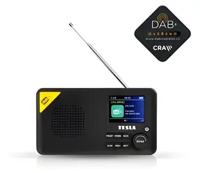TESLA Sound DAB65 / Rádio / DAB+ / 2200 mAh baterie