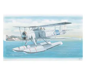 SMĚR Plastikový model letadla Fairey Swordfish Mk.2 / 26,4x29 cm / Plast / 8+ let