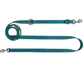Chaba Vodítko pro psy nastavitelné 10 mm tyrkysové / Vodítko / páska / nastavitelná délka