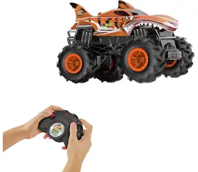 MATTEL Hot Wheels Monster Trucks RC auto Tiger Shark HNV03 / Dálkové ovládání / 4-99 let