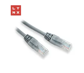 Lynx Patch kabel Cat5e šedá / UTP / 2m / CCA