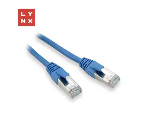 LYNX FTP patch kabel Cat5e modrá / Patch kabel / 1 m / balení 10 ks