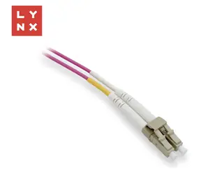 Lynx LC-LC 0,5 m / Optický patch kabel / Duplex / MM / OM4 / 50/125 µm