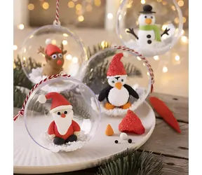 CREATIV COMPANY Kreativní sada Vánoční koule modelování / od 5 let