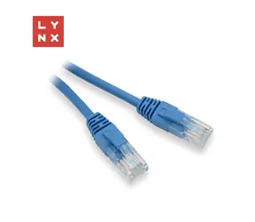 Lynx UTP patch kabel Cat5e modrý / Patch kabel / Cat5e UTP / 10 m / CCA