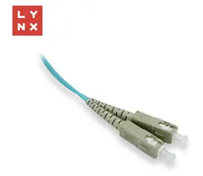 Lynx SC-SC / Optický patch kabel / Duplex / 50/125 MM OM3 / 15 m