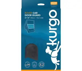 Kurgo Car Door Guard antracitová / Chránič dveří / sada 2 ks / Nastavitelná šířka 58-71 cm