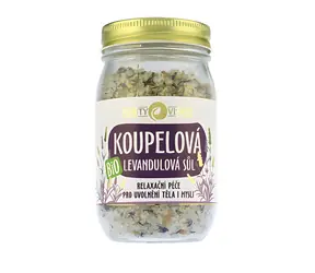 Purity Vision Bio Levandulová koupelová sůl 400 g