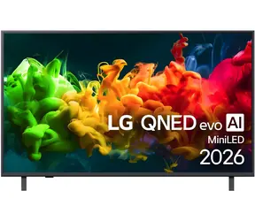 50" LG 50QNED80B6B šedá / Televize / QNED / 4K UHD / 60Hz / Wi-Fi / BT