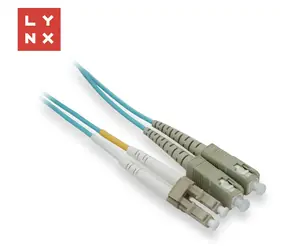 Lynx LC-SC / Optický patch kabel / Duplex / 50/125 MM OM3 / 15 m