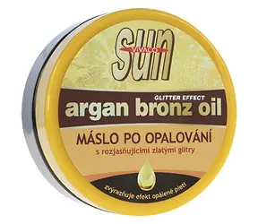 Vivaco SUN Argan Bronz Oil Rozjasňující máslo po opalování s bio arganovým olejem 200 ml
