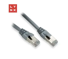 Lynx FTP patch kabel Cat6 šedý / Patch kabel / FTP / 3 m / RJ-45