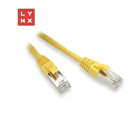 LYNX FTP patch kabel Cat5e žlutý / Patch kabel / RJ45 / 15 m / PVC / CCA