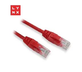 Lynx UTP patch kabel Cat5e červený / Patch kabel / 5 m / CCA