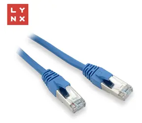 Lynx Patch kabel FTP Cat5e modrý / Patch kabel / 0,1 m / CCA / 10 ks/bal