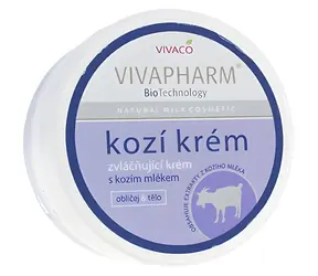 VivaPharm Goats Milk Emolienční krém s kozím mlékem na obličej a tělo 250 ml