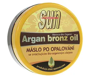 Vivaco SUN Argan Bronz Oil Máslo po opalování s bio arganovým olejem 200 ml
