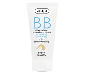 Ziaja BB Cream Oily & Combination Skin BB krém pro mastnou a smíšenou pleť 50 ml Natural