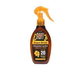 Vivaco Sun Argan Bronz Opalovací mléko s arganovým olejem SPF 20 200 ml