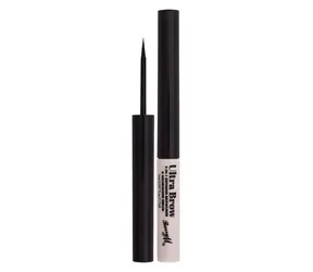 Barry M Ultra Brow 2-in-1 Defining Browliner & Nourishing Serum Tužka na obočí 1,7 ml Black