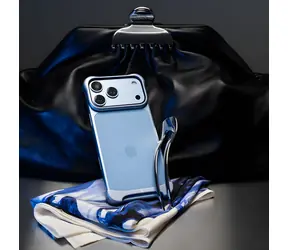 Arc Pulse ochranný rám pro iPhone 18 Pro Max světle modrá / Ochranný rám / Hliníkový / Ochrana pádu 3 m