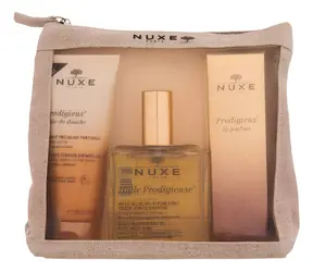 NUXE Huile Prodigieuse Tělový olej 100 ml ~ suchý olej 100 ml + sprchový olej 100 ml + tělové mléko 100 ml