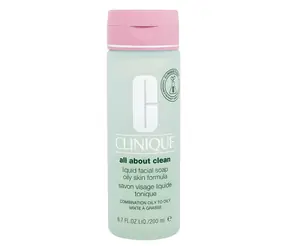 Clinique All About Clean Liquid Facial Soap Oily Skin Formula Čisticí mýdlo 200 ml