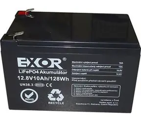 Exor LFP R925A / Baterie / LiFePO4 / 12,8V / 10Ah