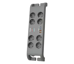 Philips SPN8180GA/58 černá / Přepěťová ochrana / 2m