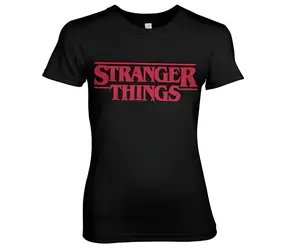 Tričko Stranger Things Logo dámské L / Dámské