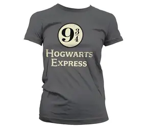 Tričko Harry Potter Hogwarts Express dámské M / Dámské / 100% bavlna / šedý
