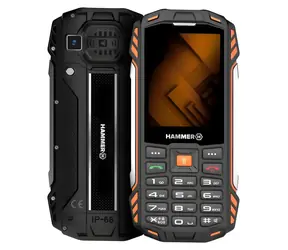 myPhone Hammer Power Plus oranžová / Tlačítkový telefon / 2,8" IPS / IP68 / 3000 mAh / Dual SIM