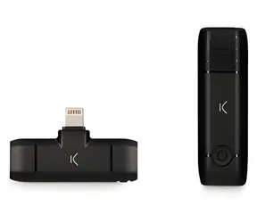 Ksix bezdrátový mikrofon pro smartphony / Mikrofon / Lightning konektor / výdrž 10h