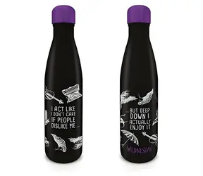 Láhev Wednesday Don't Care / Nerezová láhev / 540 ml