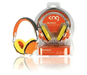 König Buldozr KNG-5120 oranžová / Sluchátka / Uzavřená