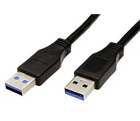USB kabel USB3.0 A(M) - A(M) 0,5m černý / Kabel / USB 3.0 / 5Gbps
