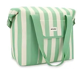 Spokey SAN REMO zelené pruhy / Termotaška / 28 l