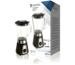 König BLACK S LINE SB10 černá / Stolní mixér / 500 W