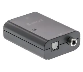 Konig Převodník digitálního audia na analogový tmavě šedá / Audio převodník / Toslink + SPDIF vstup / 2x RCA výstup