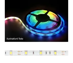 Tipa LED pásek 5050 RGB 5m / LED pásek / 30 LED/m / 7,2 W/m / IP54 / Zalitý
