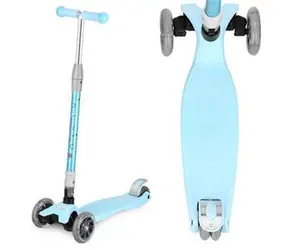 SPOKEY Skládací tříkolka PLIER PRO modrá / Svítící kolečka