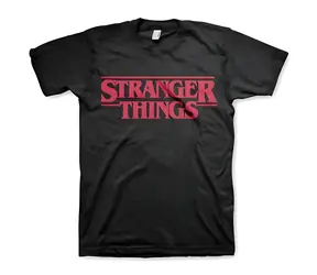 Tričko Stranger Things Logo pánské XL / Pánské