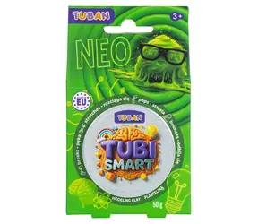 TUBAN Modelovací hmota Tubi Smart Neo / 50 g / neonově zelená / od 3 let