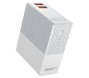 LDNIO PA606 bílo-šedá / Nabíječka cestovní / Power banka / 5200 mAh