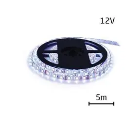 Tipa Geti / LED pásek / 3528 / 12V / 120 LED/m / IP20 / 9,6 W/m / bílá studená / 5 m