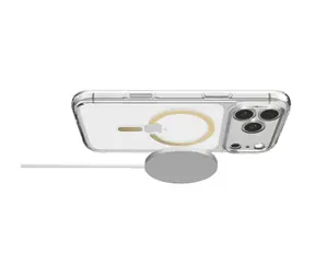Spigen Ultra Hybrid MagSafe clear gold / Ochranný kryt / Apple iPhone 18 Pro Max/17 Pro Max / MagSafe