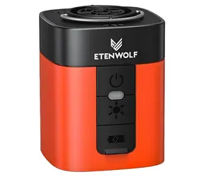 Etenwolf AIR 3 oranžová / Elektrická pumpa / 2600 mAh / LED svítilna 600 lm / tlak 4,5 kPa / USB-C