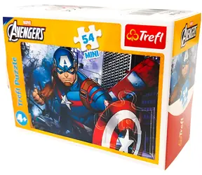 TREFL Puzzle Avengers: Kapitán Amerika / 54 dílků / 20 x 13 cm