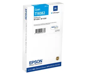 Epson WF-6590 azurová XL / Inkoustová cartridge / Originální / 39 ml / Výtěžnost 4000 str.
