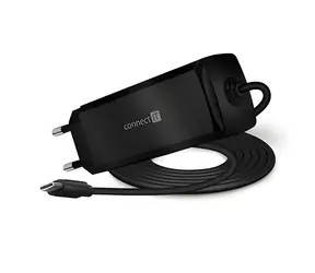 CONNECT IT C-Power černá / Univerzální notebookový USB-C adaptér / PD 100W